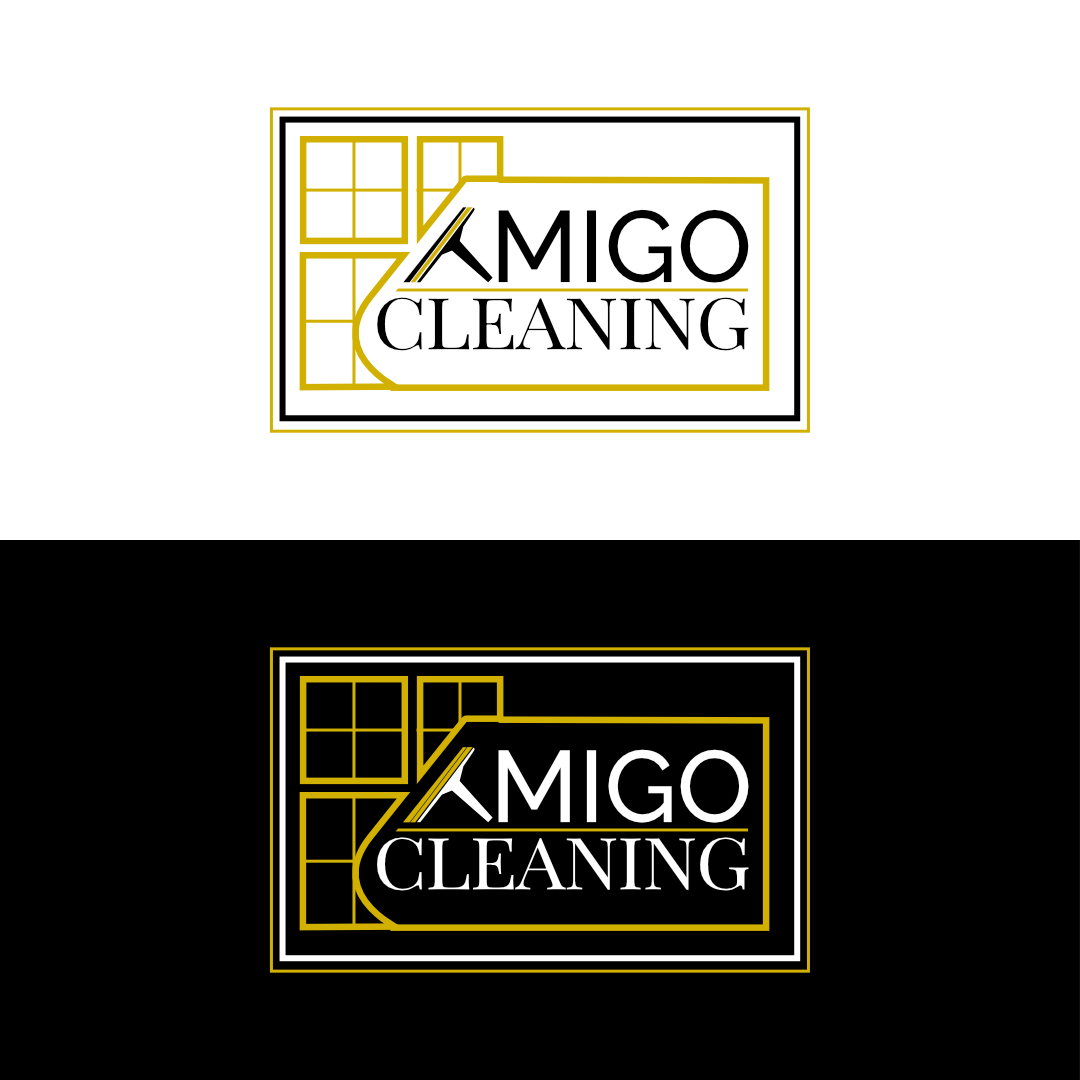 Strak logo voor Amigo Cleaning